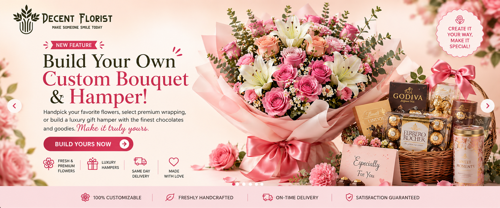 Decent Florist Banner