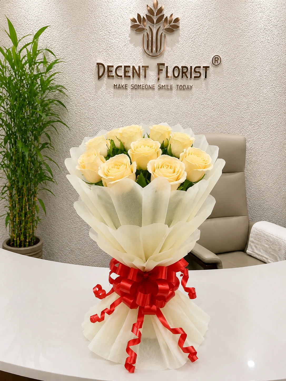 Peach Rose Bouquet
