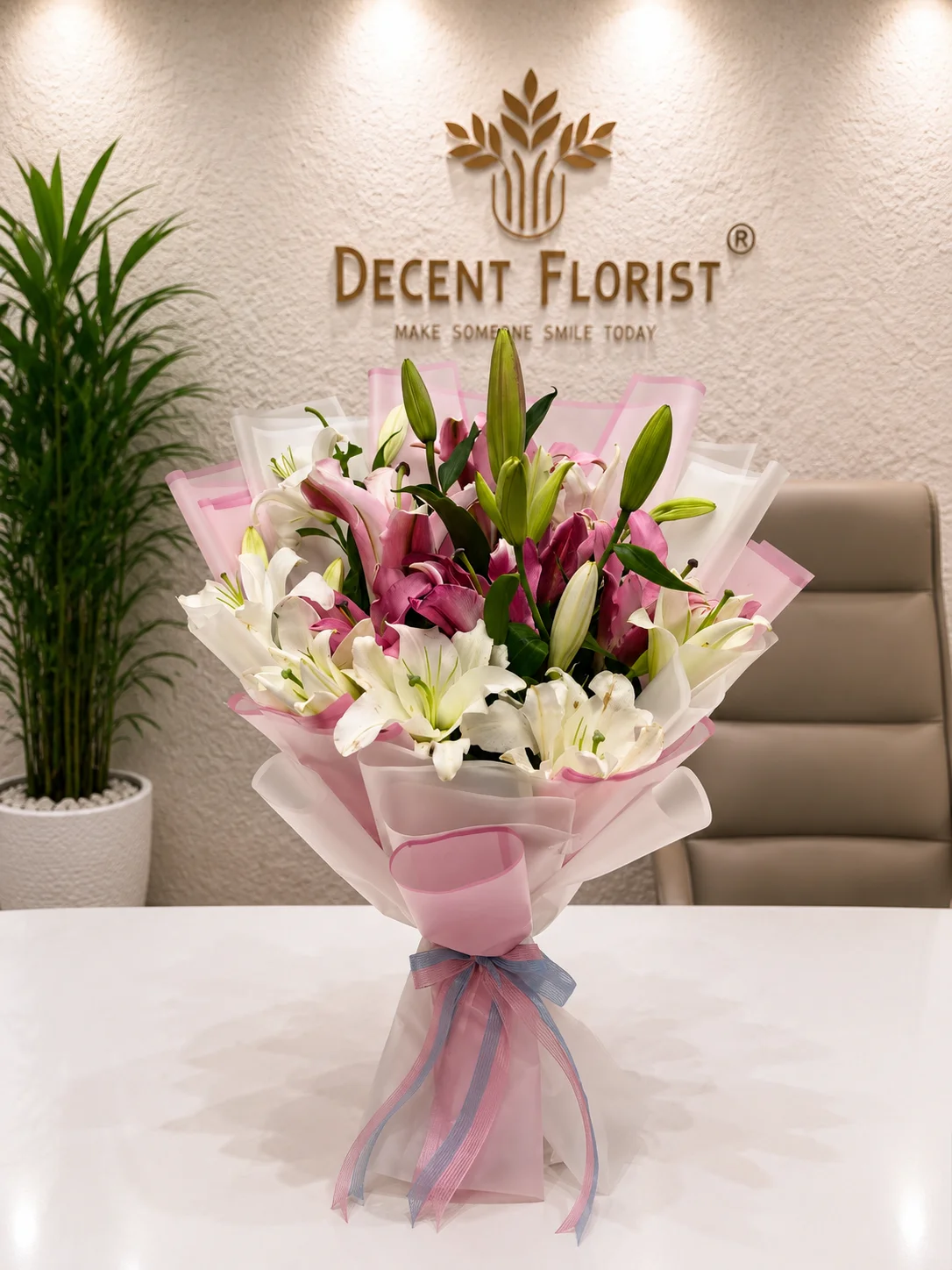 Blossoms lilies Bouquet